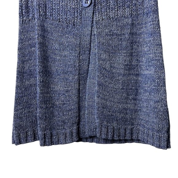 Olsen Blue One Button Vest 10 - Picture 5 of 6